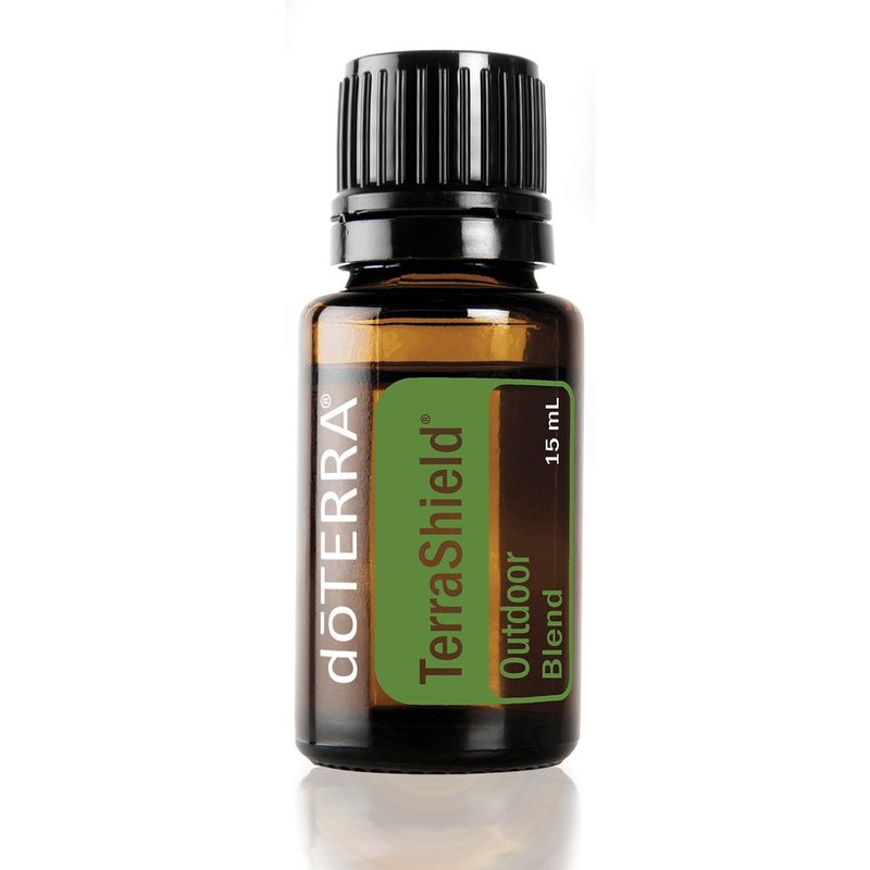 doTERRA - TerraShield Essential Oil Repellent Blend - Outdoor Protection Defense Acts as Effective, Natural Barrier; For Diffusion or Topical Use - 15 mL