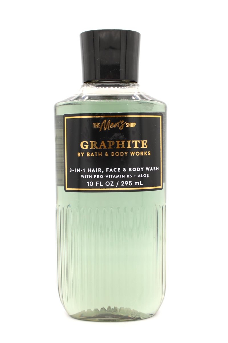 Graphite, Bath and Body, Men's 3-in-1 Hair, Face & Body Wash, 10 fl oz