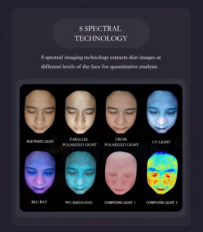 Professional Skin Analyzer Machine - Cobbawe Facial Skin Detection & Analysis for Healthy Skin Care (MK-B-21.5)