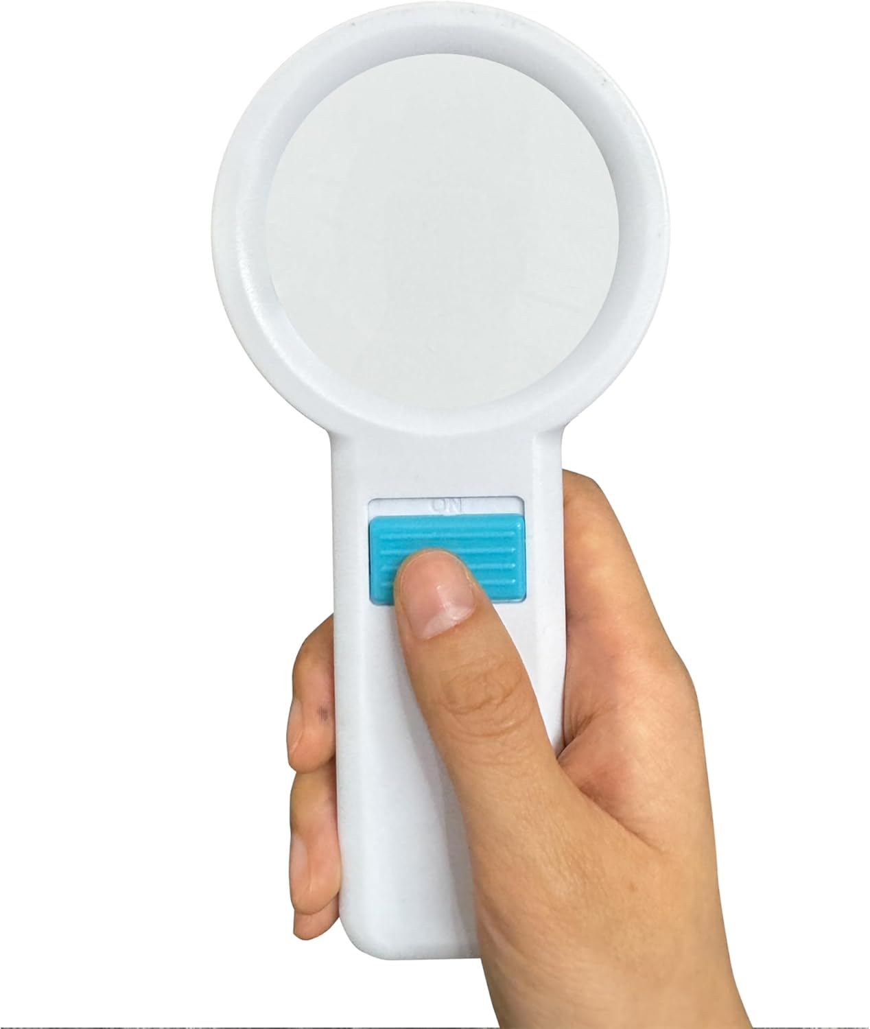 Cordless Wood's Lamp for Ringworm Detection | 5X Magnifying LED Light - Battery Powered, Black
