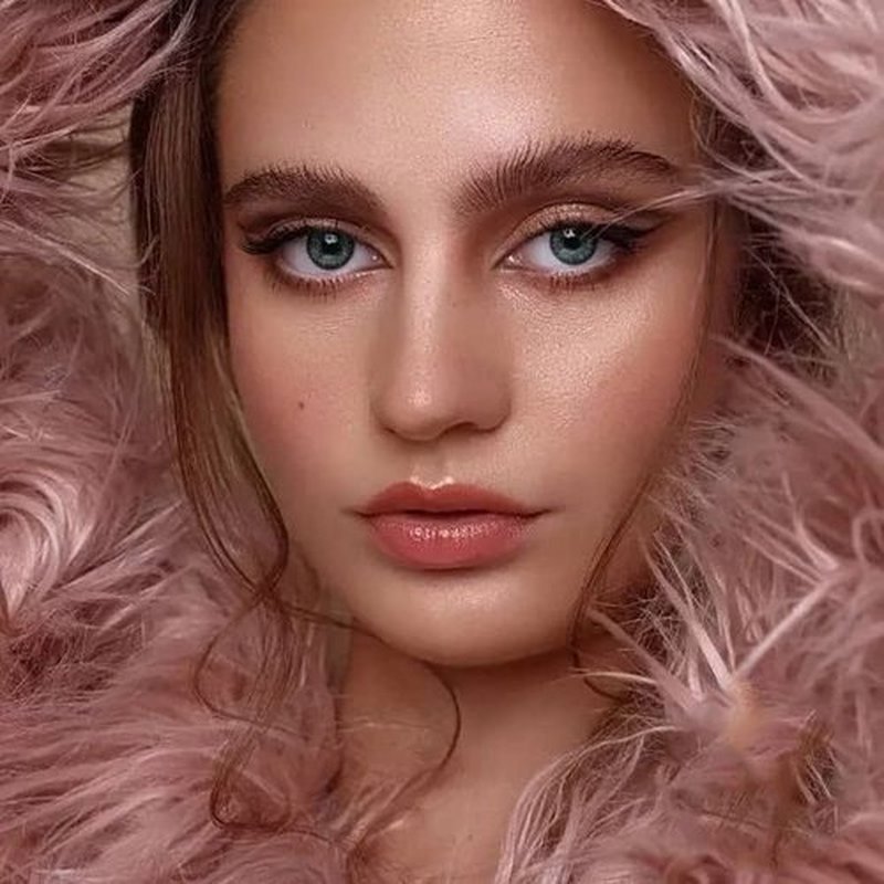 Colored Contacts Tweezers Beautiful Present to Girl Makeup Fashion Halloween LightGrey