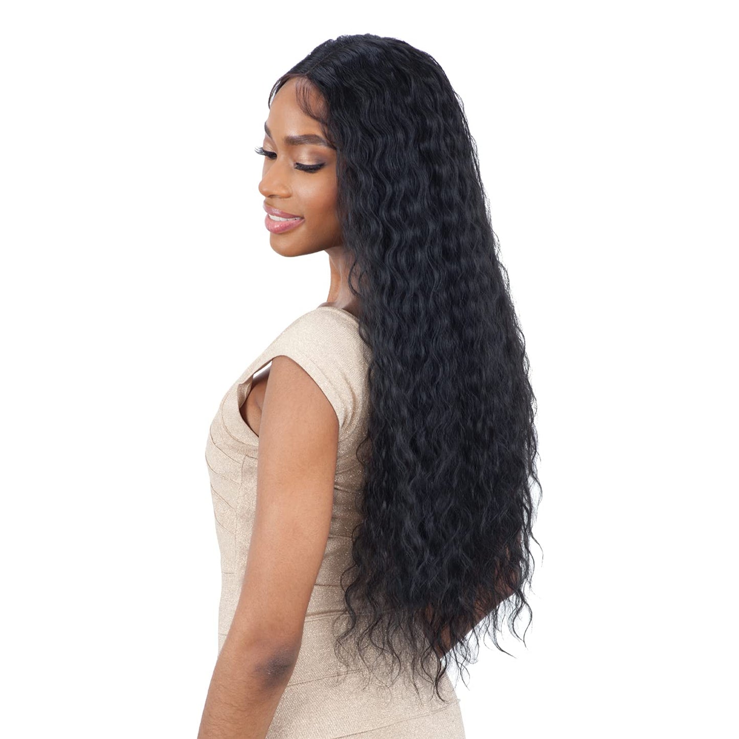 Mayde Beauty Lace Front Wig Axis Sleek Crimp (FF1B27)
