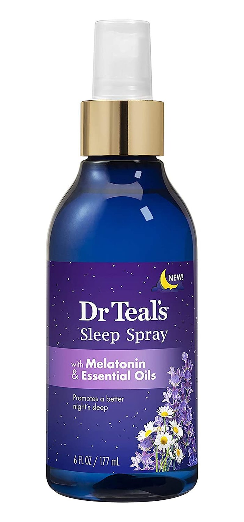 Dr Teal's Melatonin Sleep Bath Gift Set | Foaming Bath, Body Lotion & Sleep Spray - Lavender Stress Relief for Better Sleep