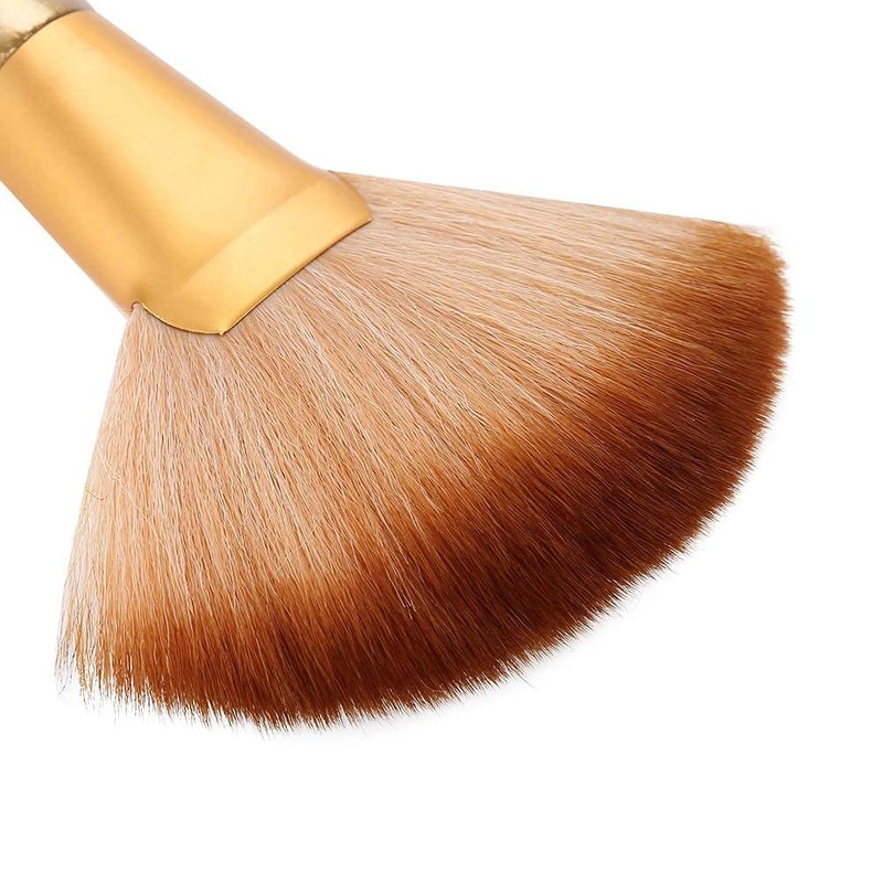 Mrxxjz Professional Powder Brush - Large Body Dual-Use Setting Too Soft Bristles for Spray Tan & Makeup Finishing, Salon-Grade Face/Body Brush Accessories for Home or Professional Use
