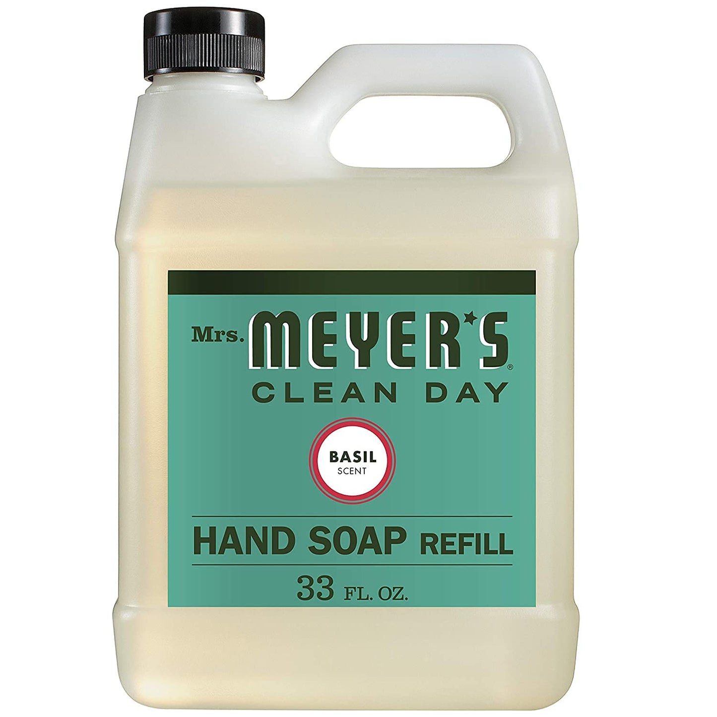 Mrs. MEYER'S Liquid Hand Soap New Everyday 6 Scent Variety Pack Refills, 1 Rainwater, 1 Oat Blossom, 1 Plumberry, 1 basil, 1 lavender, 1 Lemon Verbena, 1 CT