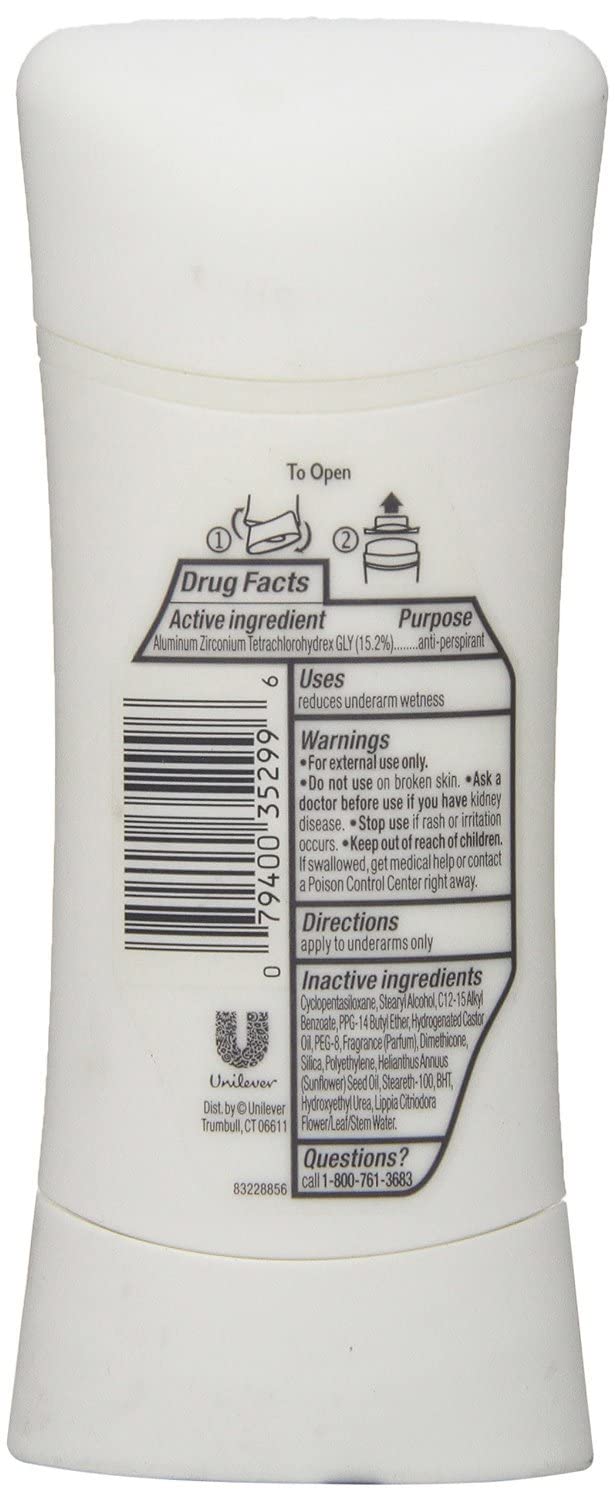 Dove Advanced Care Antiperspirant, Beauty Finish, 2.6 Ounce (Pack of 4)
