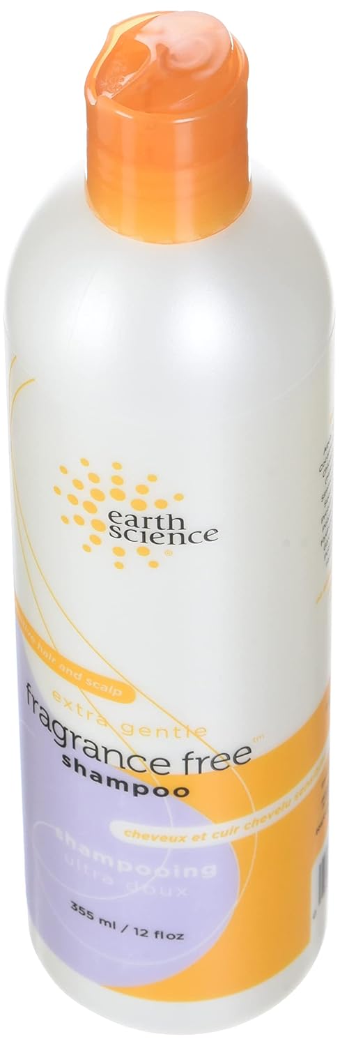 Earth Science Fragrance Free Shampoo, 12-Ounce Bottles (Pack of 3)