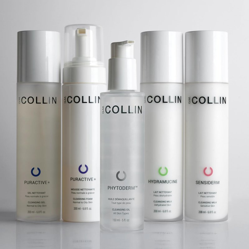 G.M. COLLIN Sensiderm Cleansing Milk | Gentle Face Cleanser for Sensitive Skin | Hydrating Makeup Remover