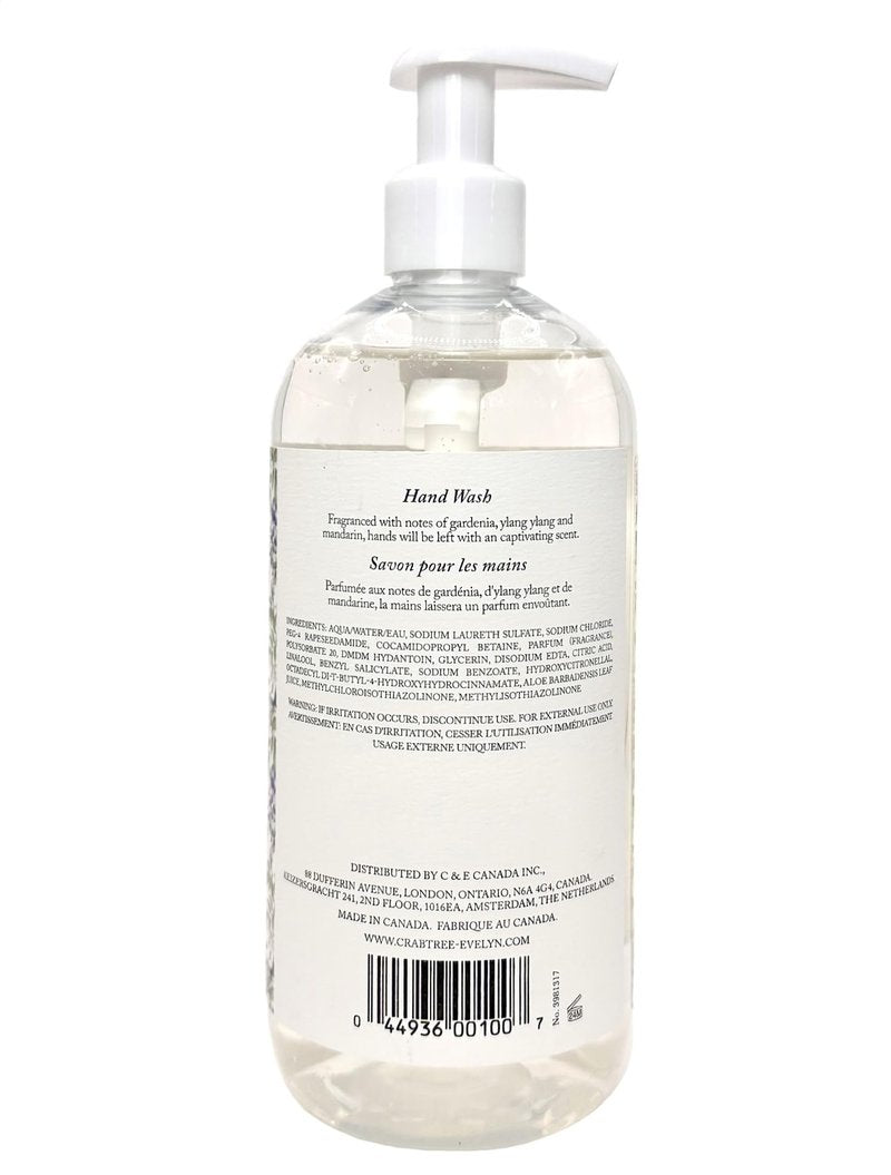 Crabtree & Evelyn WISTERIA Hand Wash 16.9 fl oz
