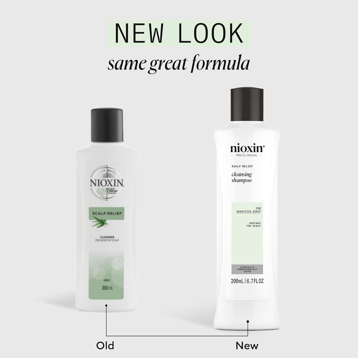 Nioxin Scalp Relief Cleansing Shampoo | Soothes, Hydrates, & Thickens Hair | For Sensitive, Dry, & Itchy Scalp | Made with Aloe Vera & Vitamin E