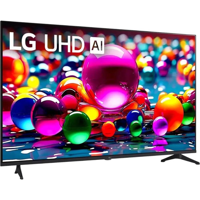 LG 55 Inch Class UA77 Series LED AI 4K Smart webOS TV (2025 Model) + HDMI Cable + 12 Month CPS Warranty + Streaming Bundle – HDR10, ThinQ AI, Wi-Fi 6, Voice Control, Slim Design (55 inch)