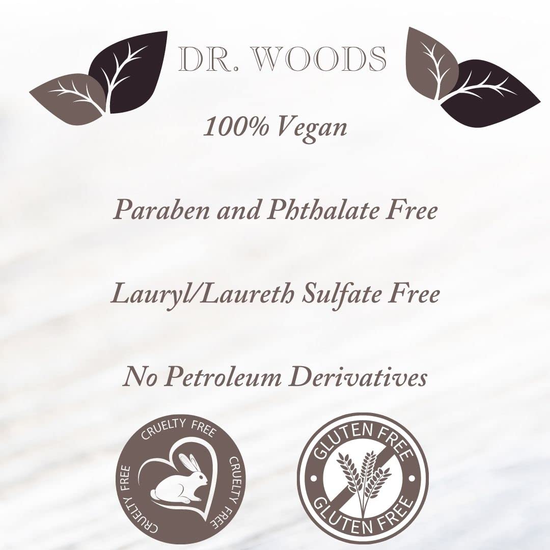 Dr. Woods African Black Castile Soap - Moisturizing Liquid, 32oz (2-Pack)