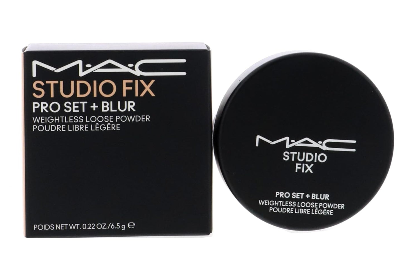 MAC Studio Fix Pro Set + Blur Weightless Loose Powder - Medium (Medium beige with peach undertone) - 0.22 oz / 6.5 g