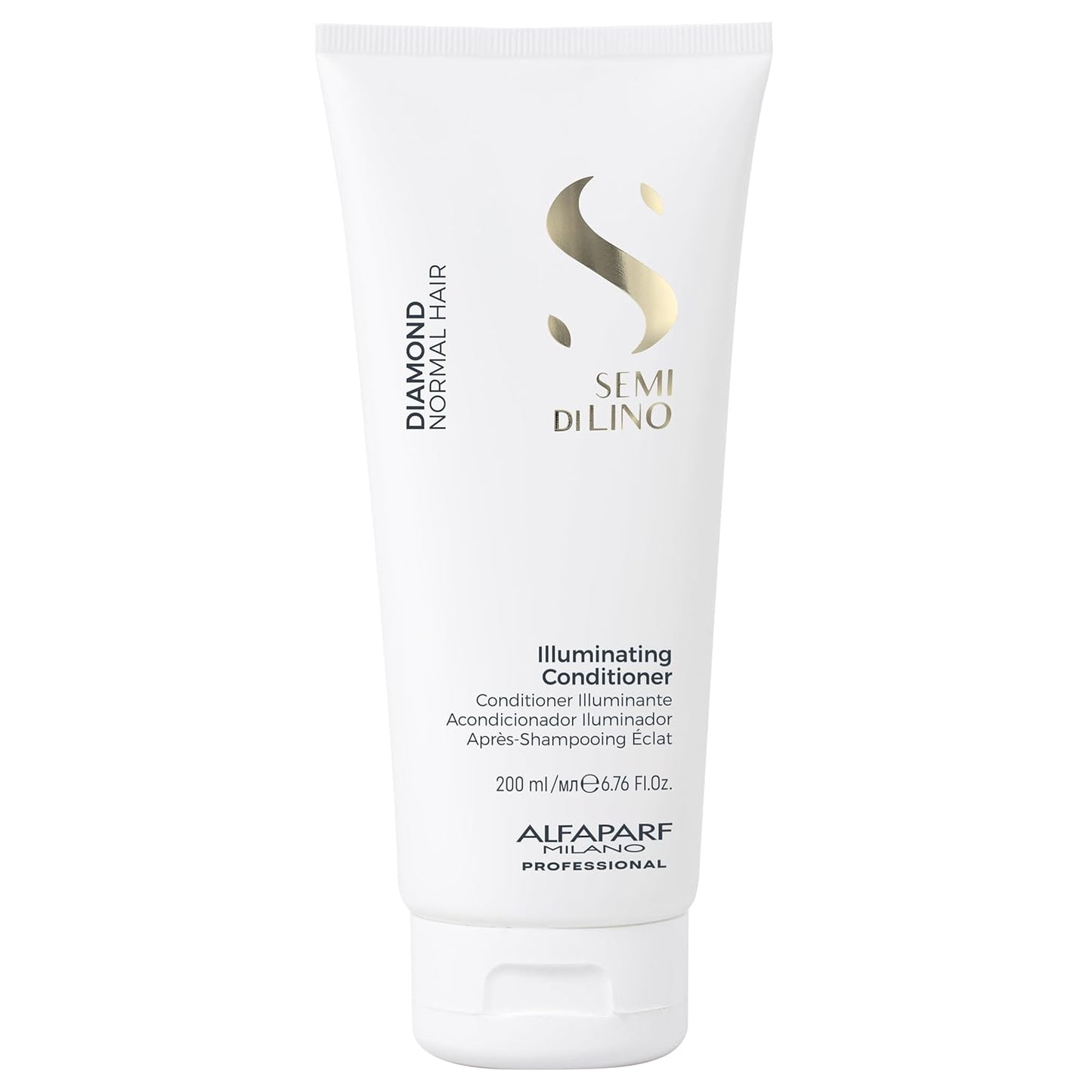 ALFAPARF MILANO Semi Di Lino Diamond Illuminating Conditioner - Moisturizing Conditioner For Normal and Color Treated Hair - Sulfate & Paraben Free Professional Hair Care