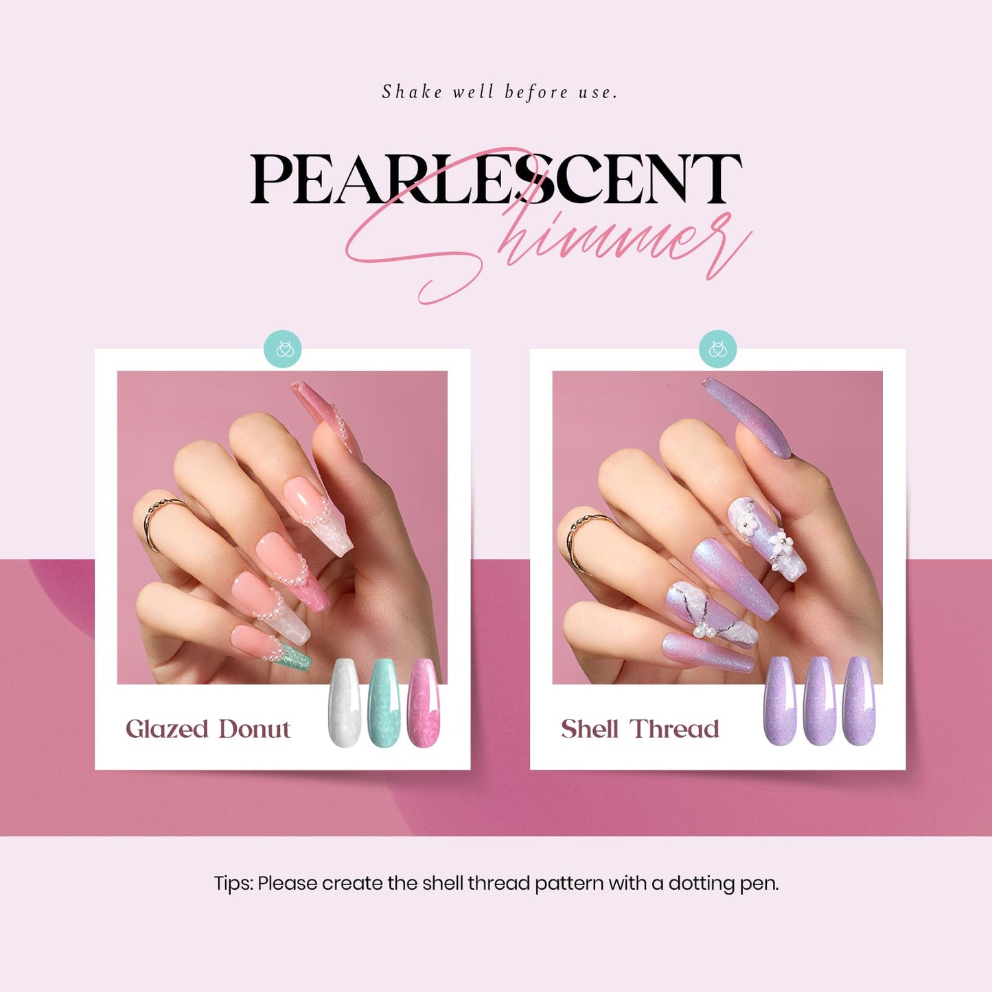 Beetles Gel Nail Polish Set, 23 PCS 20 Colors Spring Gel Nail Polish Kit Neutral Pink Blue White Pearl Green Red Gel with Base Coat Matte Glossy Top Coat Gel Soak off Uv Valentines Gift for Women
