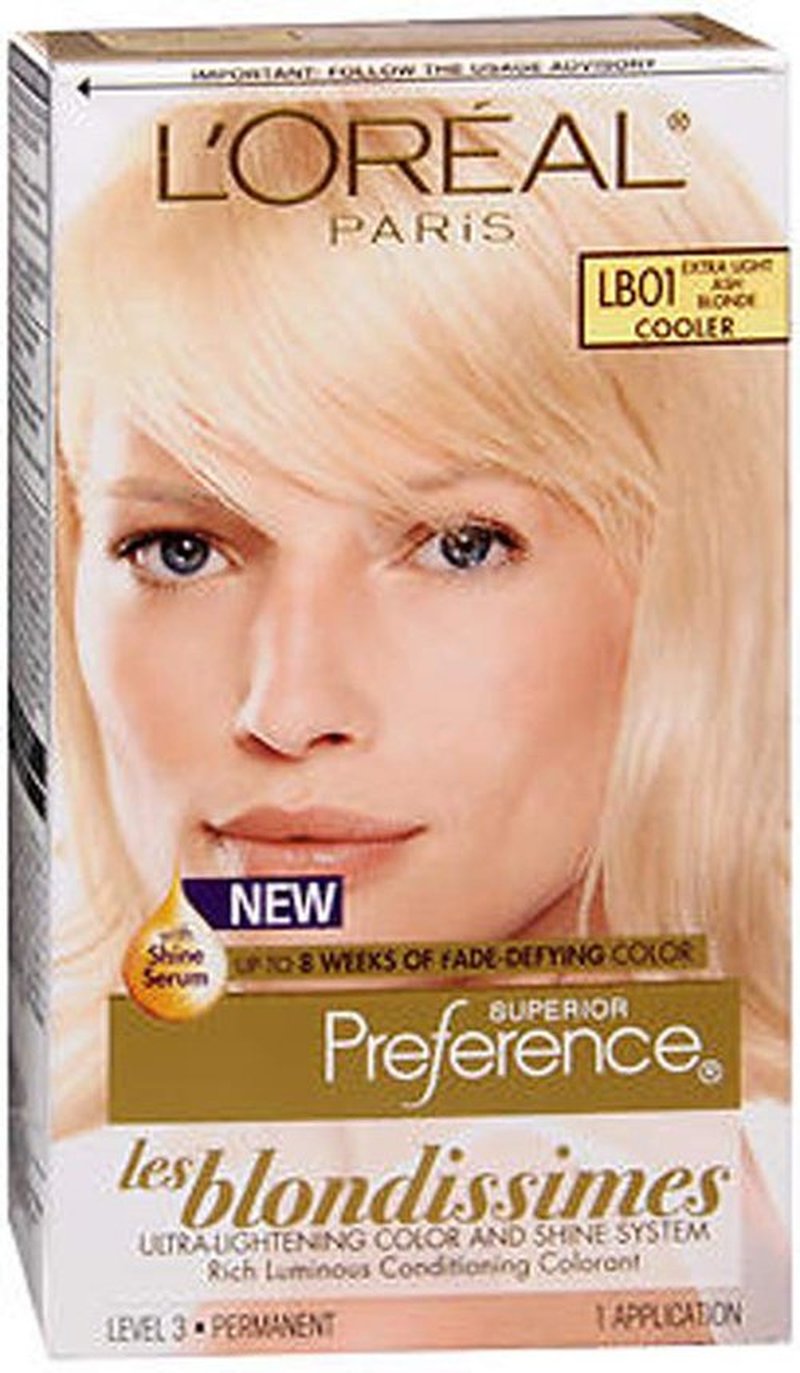 L'Oreal Superior Preference Les Blondissimes - LB01 Extra Light Ash Blonde 1 Each (Pack of 2)
