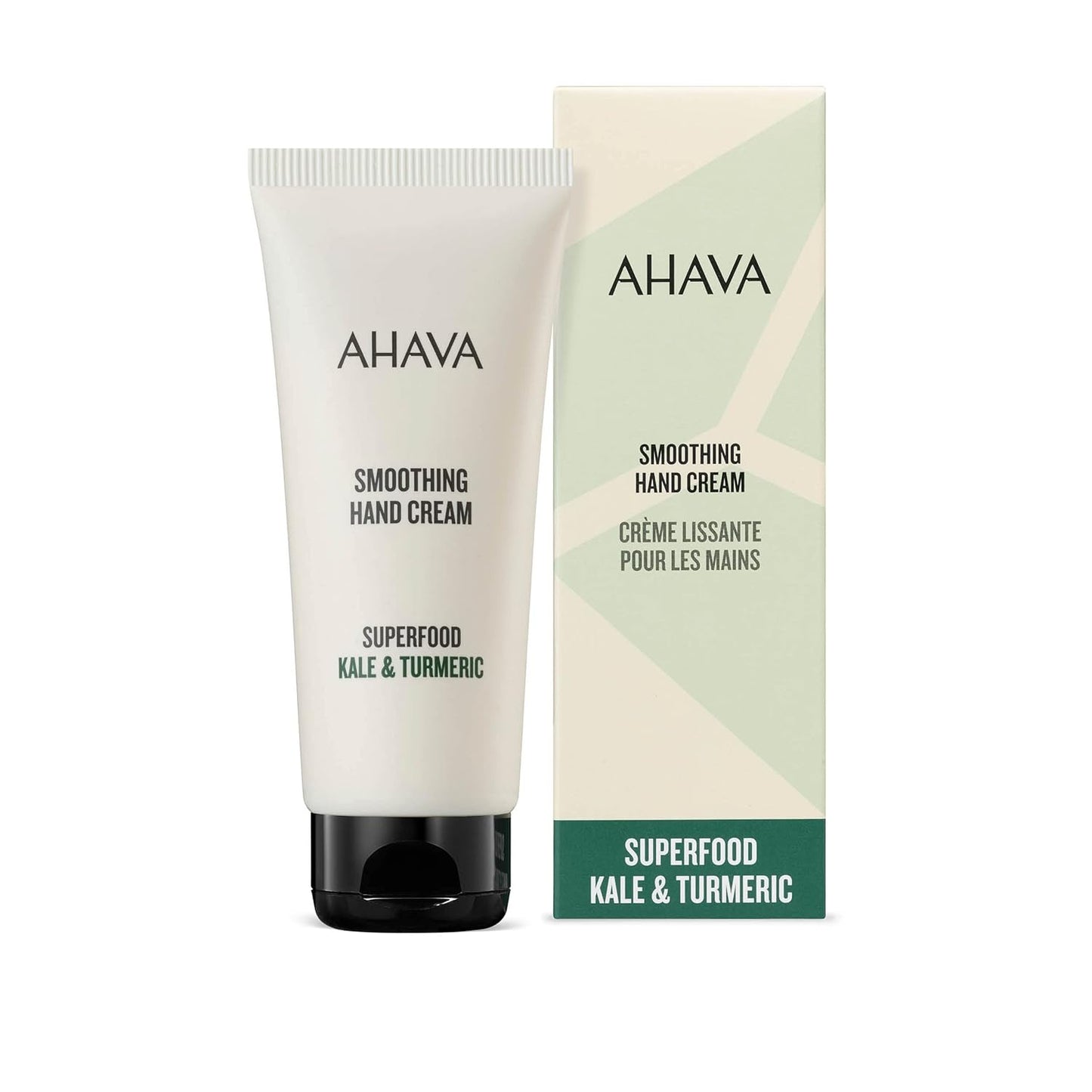 AHAVA Dead Sea Water Mineral Hand Cream - Hand Moisturizer For Dry Cracked Hands, Light & Fast Absorbing, Enriched with Exclusive blend Osmoter, Smoothing Witch Hazel & Soothing Allantoin