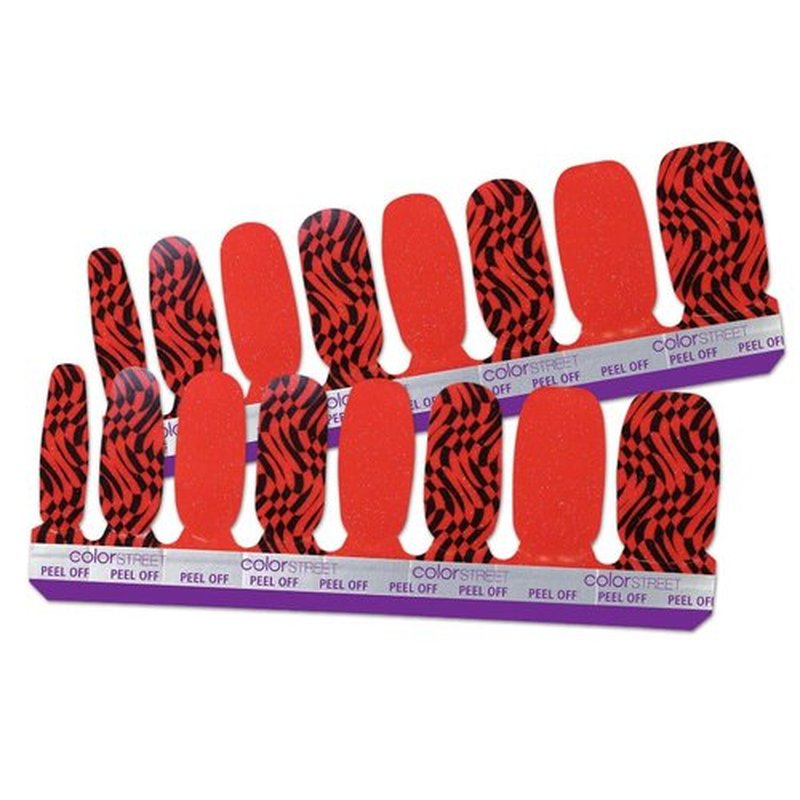 Color Street 'Pumpkin Queen' (FDG503) - Nail Polish Strips Don't Be Afraid - Halloween 2023