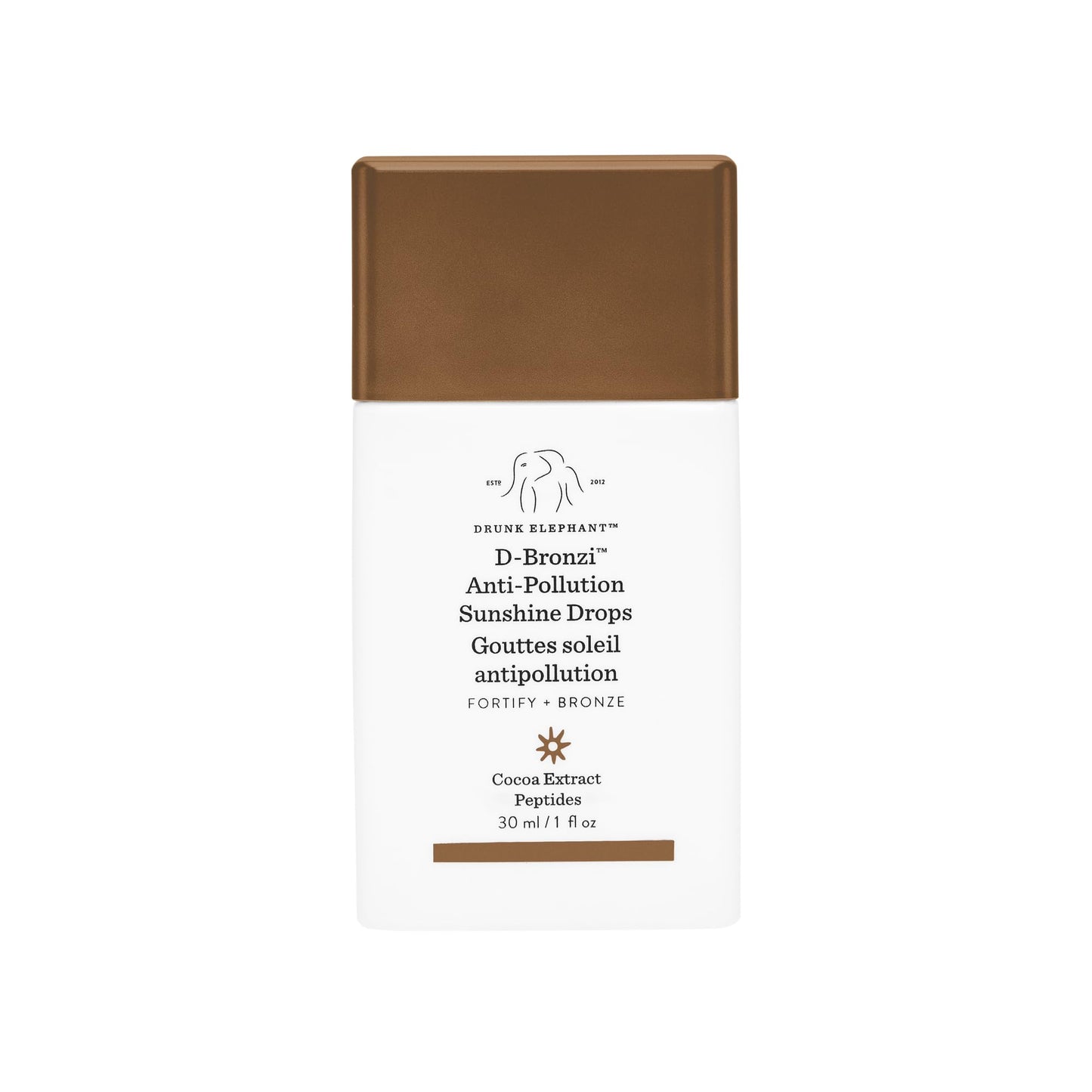 D-Bronzi Anti Pollution Sunshine Drops by Drunk Elephant for Women - 1 oz Drops