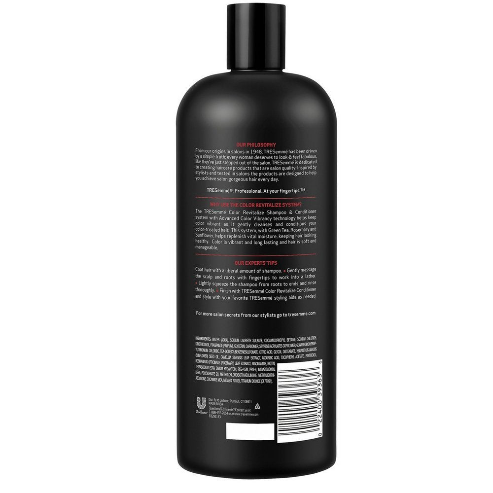 TRESemm? Shampoo Color Revitalize 28 oz (Pack of 3)