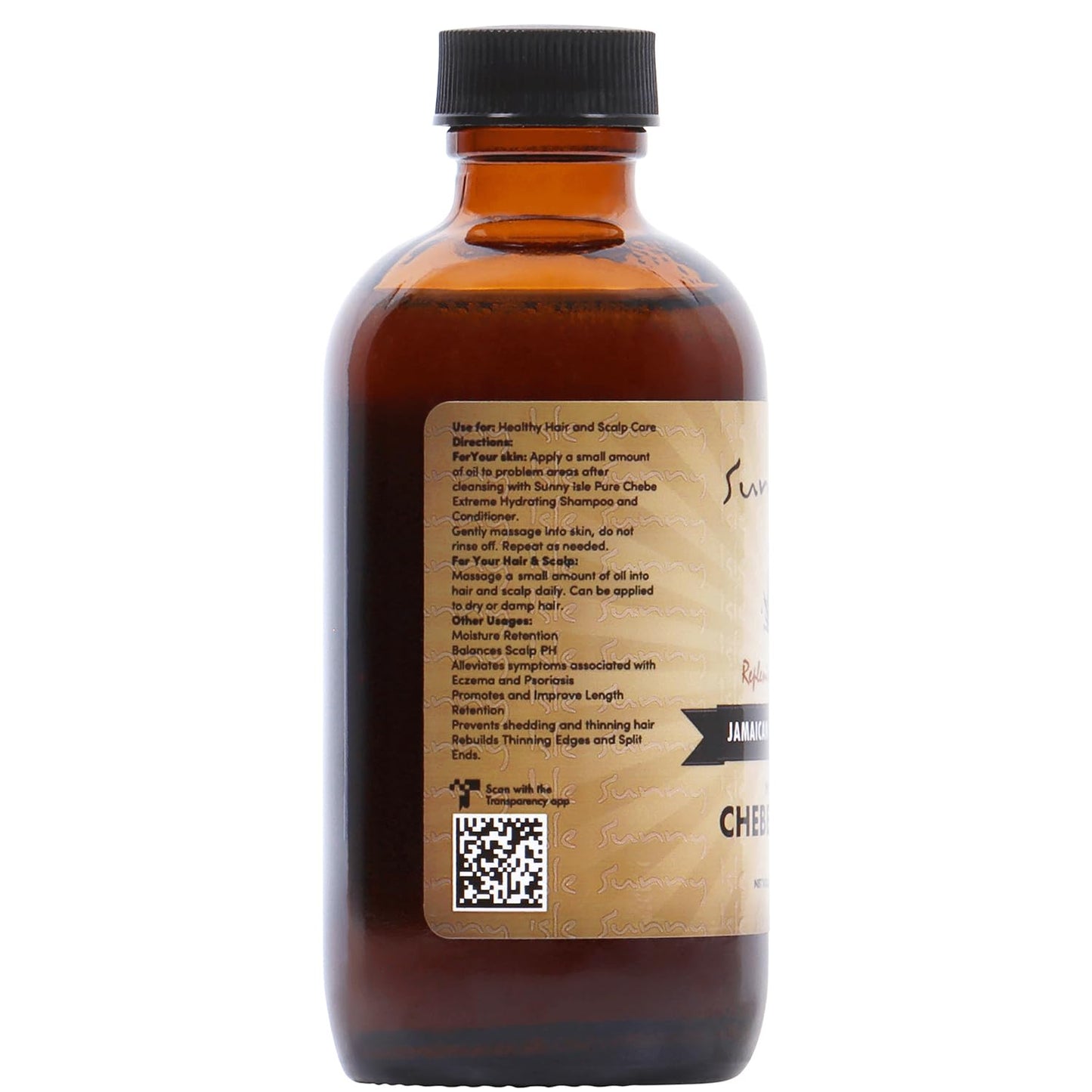 Sunny Isle Jamaican Black Castor Oil With Chebe Powder - For Hair Growth & Moisture - 4 oz