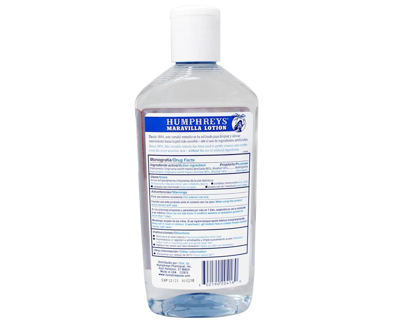 Witch Hazel Astringent Lotion - 100% Natural Skin Soothing Formula | 16 Fl Oz Bottle