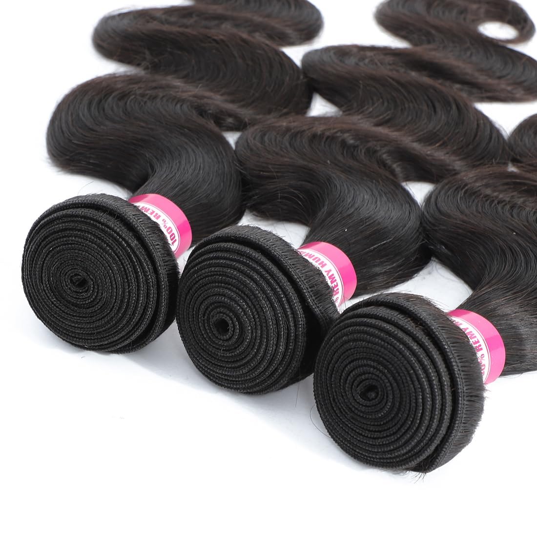 ADOIFAIR 12A Brazilian Human Hair Bundles Body Wave 26 inch Single Bundle Virgin Hair Bundles Body Wave Bundles Human Hair Double Weft One Bundles Natural Black Color