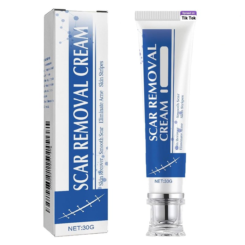 Scar Cream,Scar Removal Cream,Silicone Scar Gel,Scar Silicone Gel,Scar Gel,Scar Cream for Surgical Scars, Stretch Marks and Keloid Bump (1pcs)