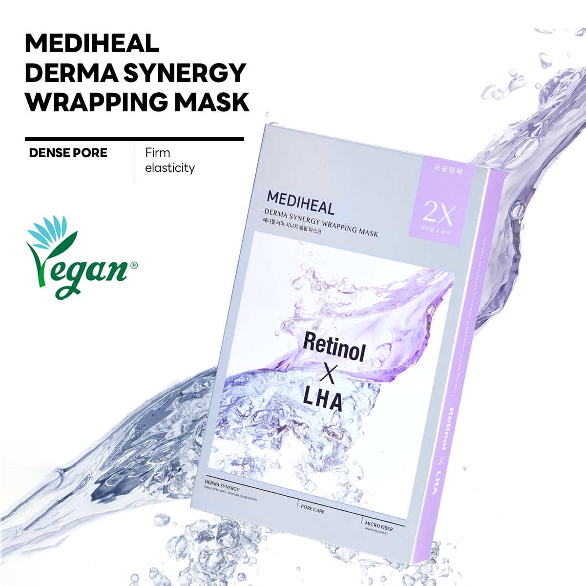 Derma Synergy Wrapping Mask (10 Packs) - Pore Elasticity & Skin Balance with Retinol