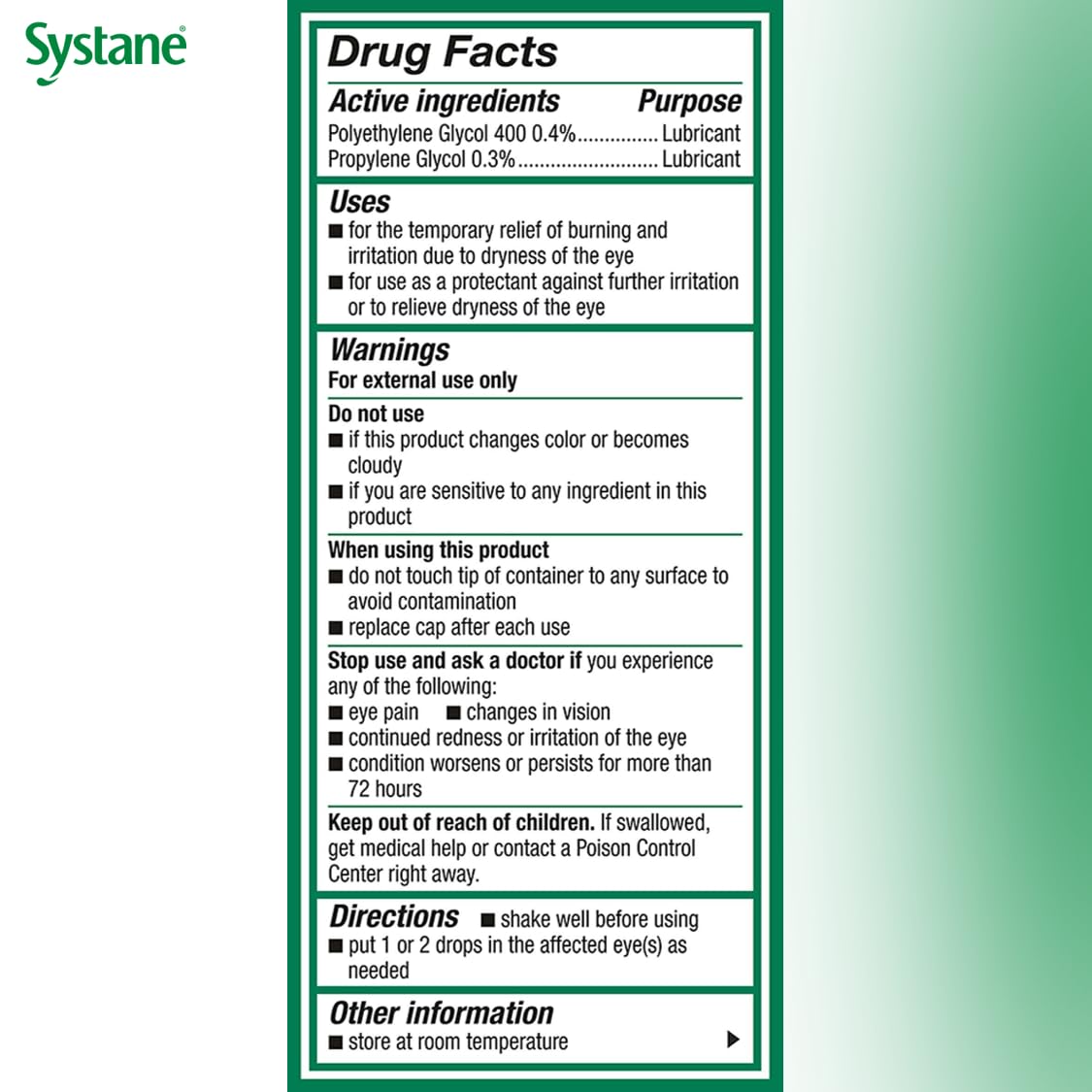 Systane Gel Drops Lubricant Eye Gel, 0.33 Fl Oz