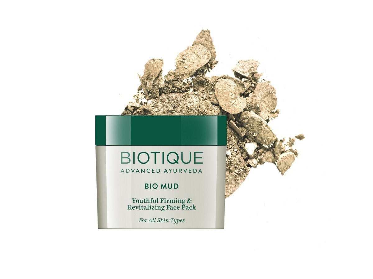 Biotique Bio Mud Youthful Firming & revitalizing Face Pack 75 gm I For all Skin Type I For Firming And Revitalizing Skin I Reduces Fine Lines And Wrinkles.