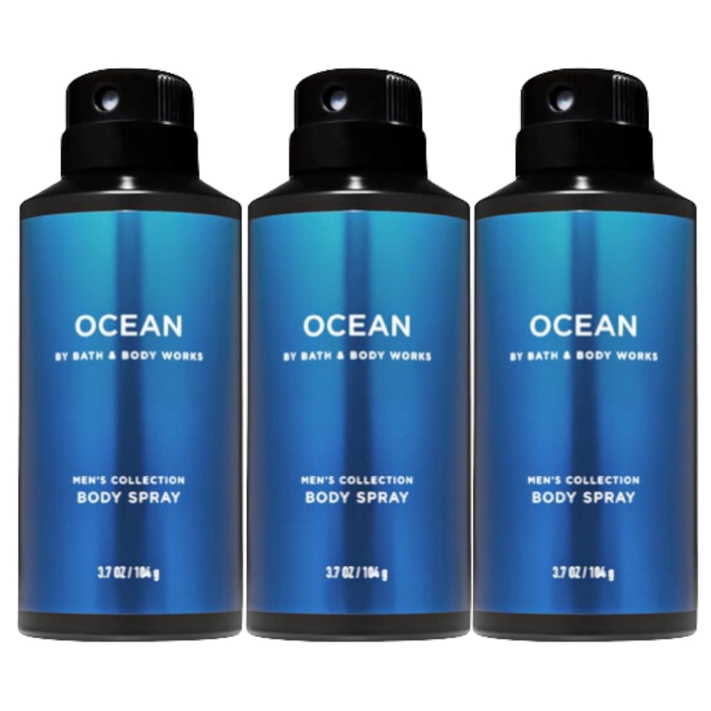 Bath and Body Works Men's Collection Freshwater Deodorizing Body Spray 3.7 Oz. 2 Set.