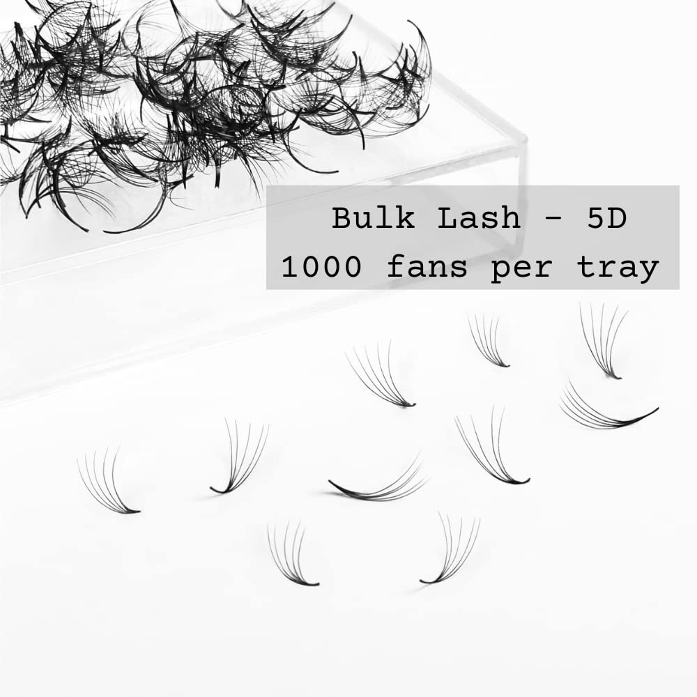 D Curl Premade Fans Lash Extensions Mix Size 8mm-17mm - Promade Volume Eyelash Extensions D Curl (5D 9mm)
