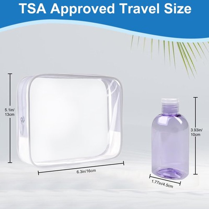 Cosywell Travel Bottles for Toiletries 4pcs 3.4oz Travel Shampoo Bottles TSA Approved Travel Size Containers Leak Proof Empty Lotion Bottles with Flip Cap Small Plastic Squeeze Bottles