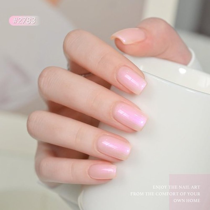 GAOY 23 Pcs Gel Nail Polish Kit, White Pink Nude Colors UV Gel Nail Polish Set with Glossy & Matte Top Coat and Base Coat for Nail Art DIY Gel Nail Kit