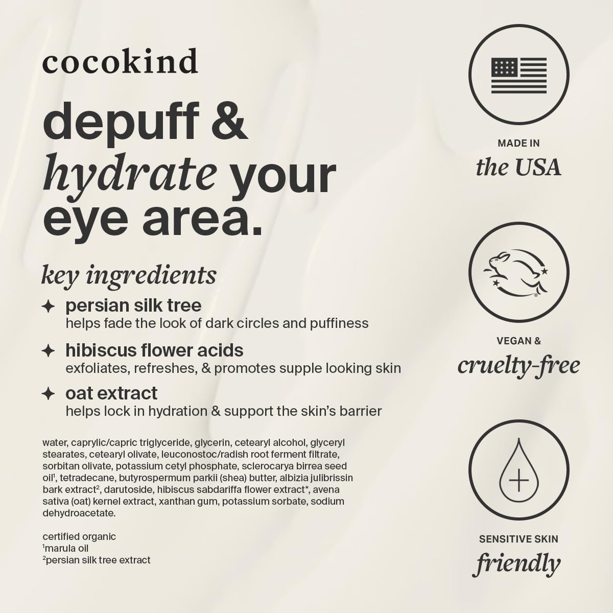 Cocokind Revitalizing Eye Cream | Soothing, Cooling Metal Applicator Tip | Hydrate, Depuff & Reduce Fine Lines and Wrinkles | Firmer and Brighter Looking Under Eye Area | 0.5 Fl Oz, 3 Pack