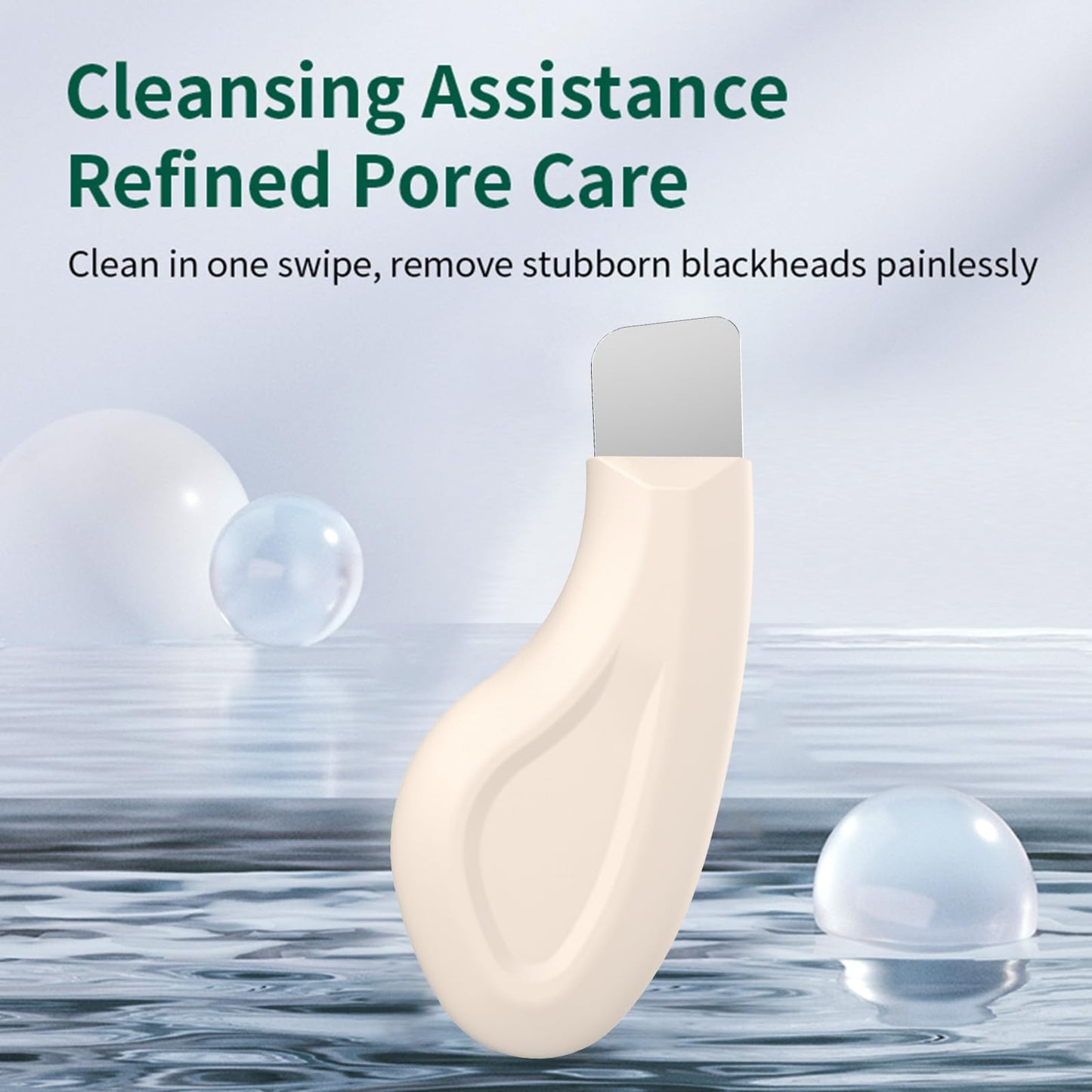 Silicone Nose Blackhead Remover/Face Spatula for Deep Cleaning Black Head Removal.Mild and Safe Skin Scrubber for Remove Facial and Nose Ehead(Beige)