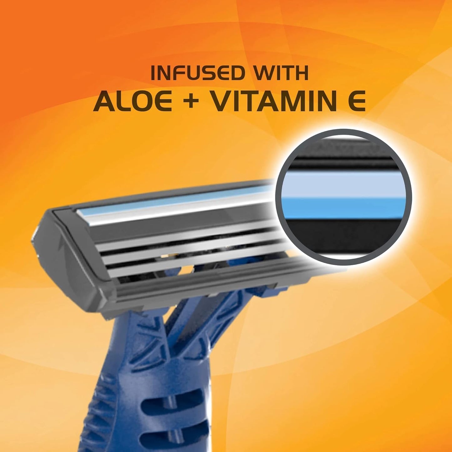 BIC Comfort 3 Advance Disposable Razors for Men, For an Ultra-Soothing and Close Shave, 4 Count (Pack of 6)