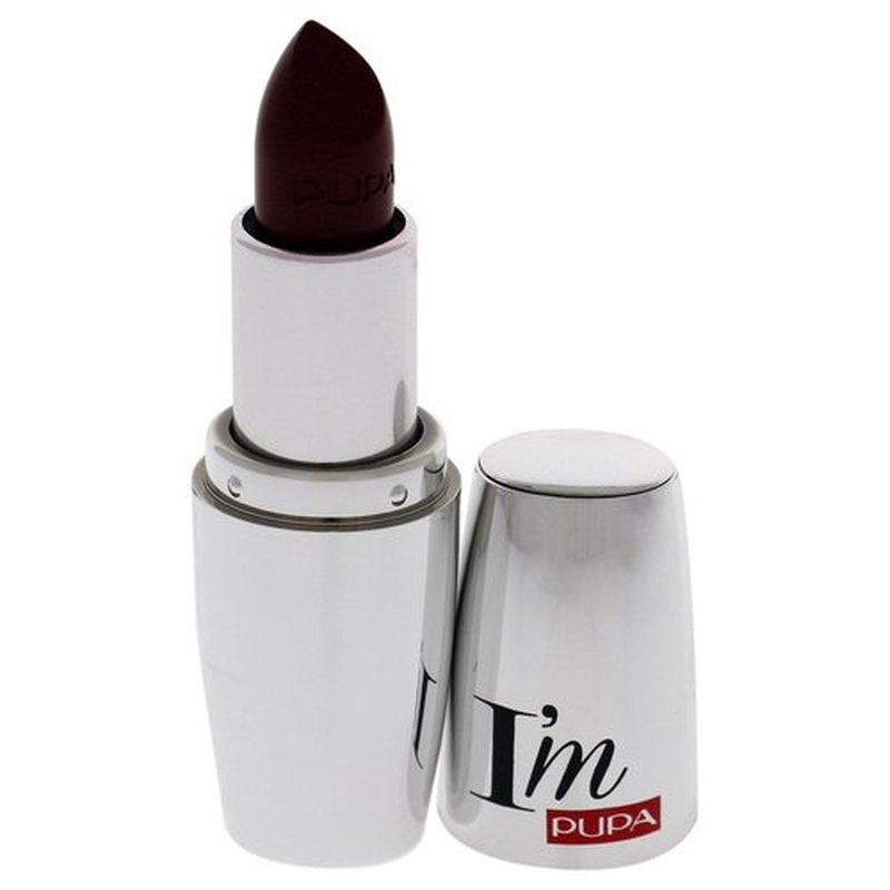 Pupa Milano I Am Pure-Colour Lipstick - Intense Color And Absolute Brightness - High Concentration Of Pigments - Lightweight And Flawless - Melts Perfectly On Lips - 308 Burgundy - 0.123 OZ