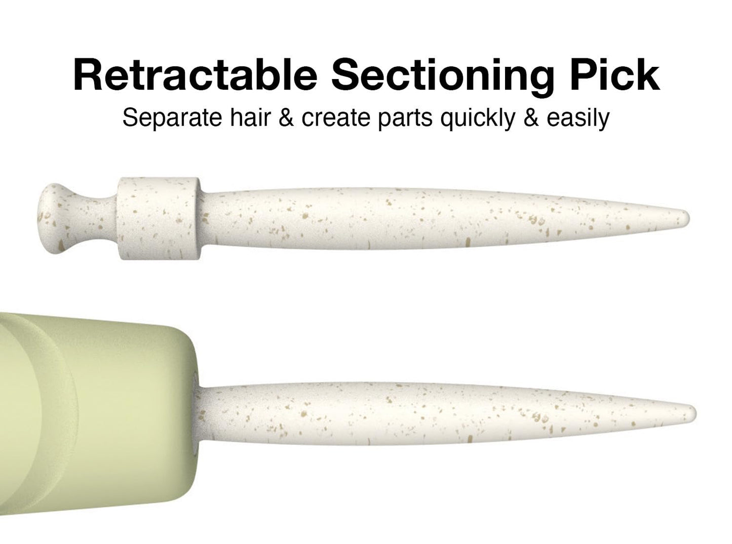 Olivia Garden NewCycle Round Vegan Boar and Ionic bristles Vented Hair Brush and made from 100% recycled material (except bristles)