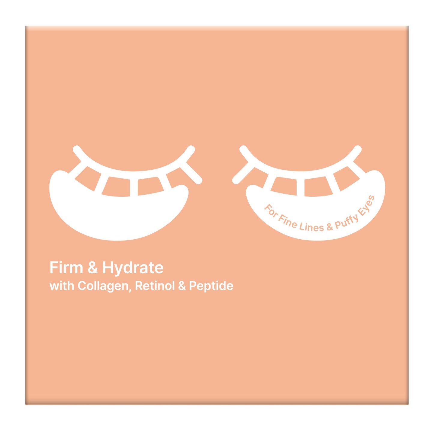 Naisture Collagen Nourishing Hydrogel Under-Eye Patch with Retinol and Peptides for Firmness and Hydration, 30 Pairs (60 ea)
