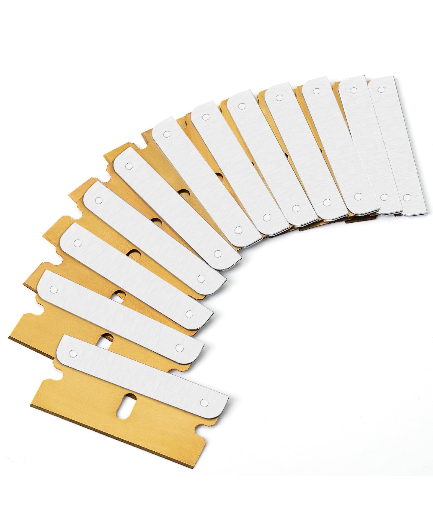 Bates Choise - Single Edge Razor Blades, 50 Pack, Gold, Razor Blades Single Edge, Straight Edge Razor Blade, Scraper Blades, Single Edge Blades, Single Edge Razor Blade