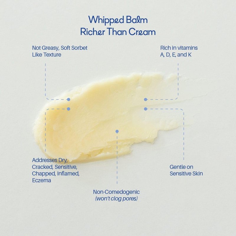 100% Grass-Fed Beef Tallow Balm for Skin โ Non-Toxic Whipped Moisturizer for Face & Body โ Soothes Dry, Sensitive Skin & Eczema โ Honey Almond (4 oz)