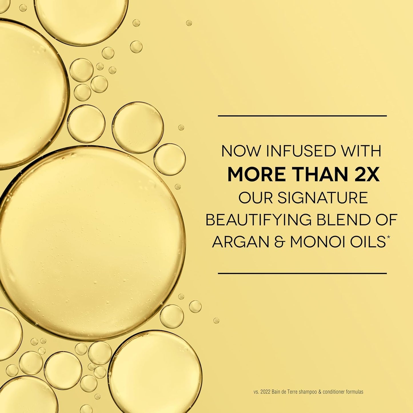 Bain de Terre Sweet Almond Oil Long & Healthy Shampoo, Strength & Protection for Weak, Damaged Hair, with Argan & Monoi Oils, Paraben-Free, Color-Safe, Vegan