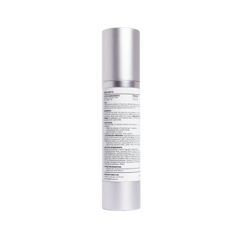EstiGlo-Tinted Daily Mineral Sunscreen SPF50 with Antioixidants C&E | Tinted | Satin Finish | High Sun Defense | UVA and UVB protection | Titanium Dioxide and Zinc Oxide | Blue Light Protection