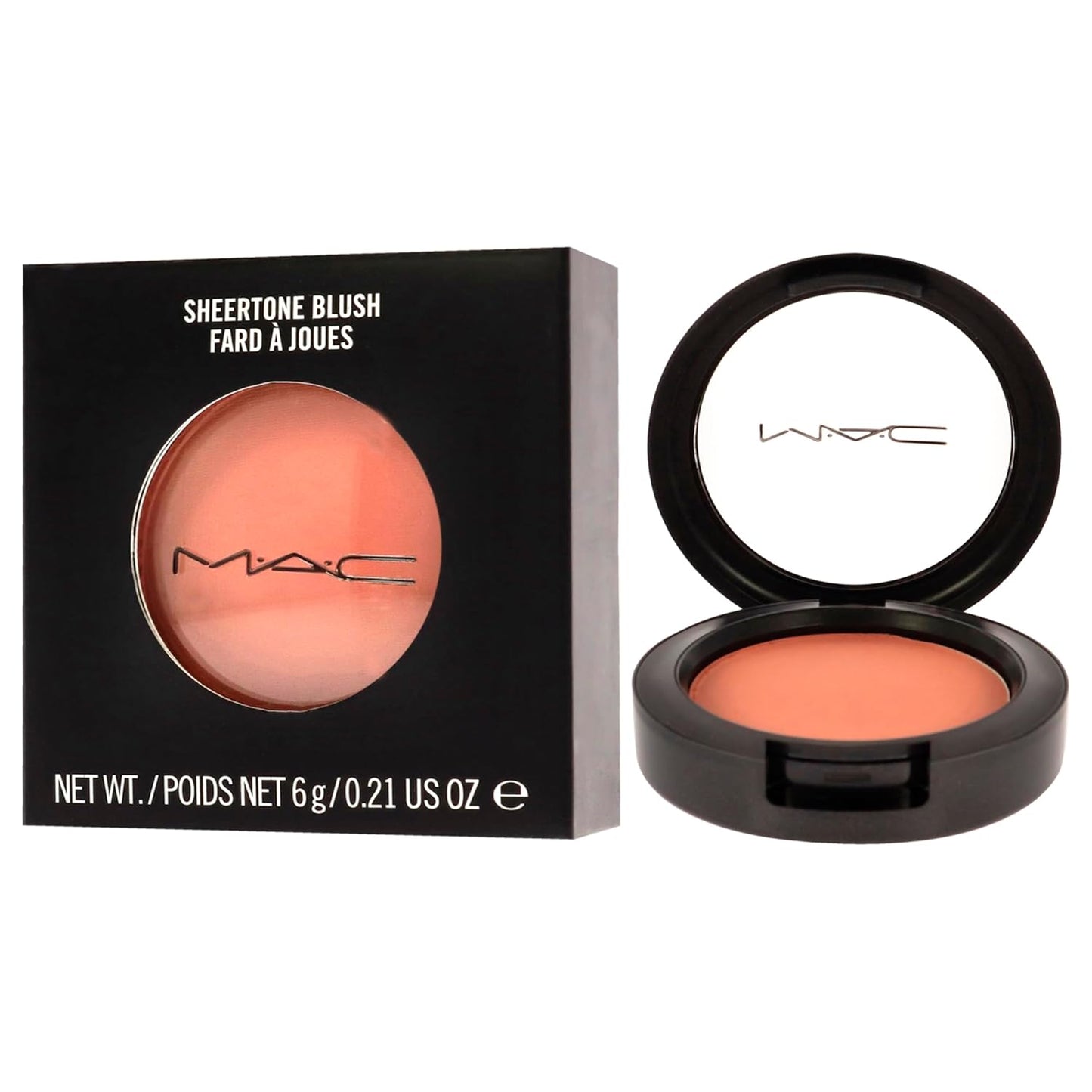 MAC Blush Powder for Women, Desert Rose, desert rose-soft reddish burgundy (matte), 6g/.21 ounce