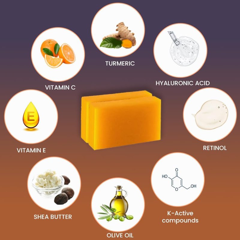 Bio Mystery Active Beauty Soap Bars – Face and Body Soap (Pack of 2, 100g Each)