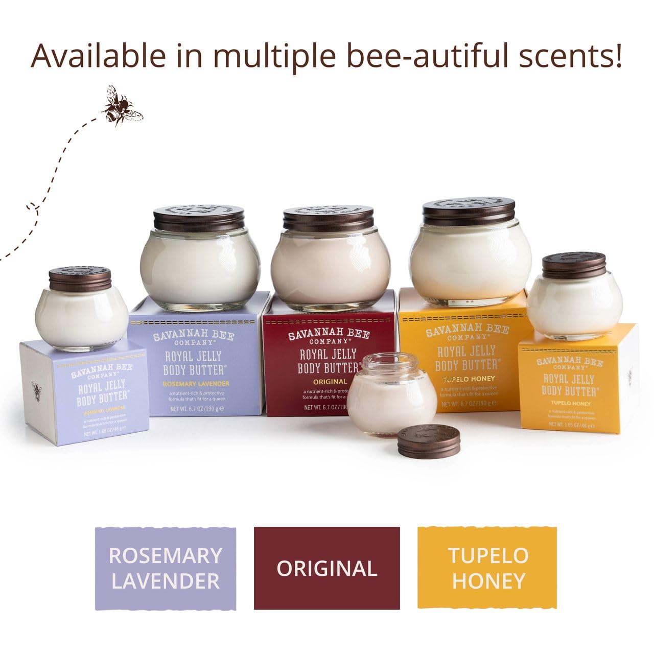 Savannah Bee Company Royal Jelly Body Butter - Deep Hydrating Body Butter for Dry Skin