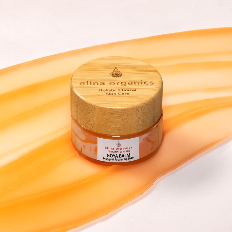 Elina Organics Goya Balm, 0.5oz – Soothing Botanical Face & Body Balm with Castor Oil, Mango, Papaya & Orange – Handcrafted Natural Skin Nourishment for Redness and Sensitivity