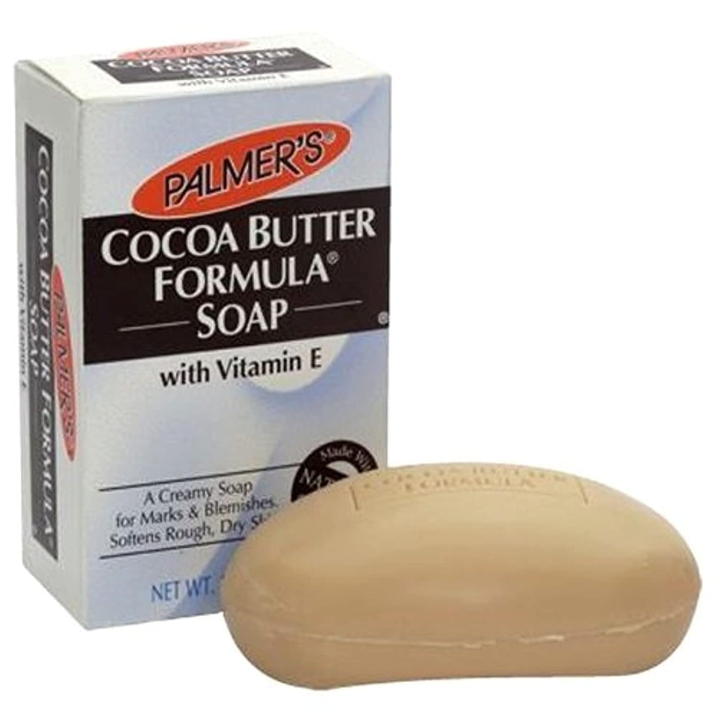 Palmer's Cocoa Butter Formula with Vitamin E, Daily Skin Therapy Cream Soap 3.5 oz (Pack of 6)